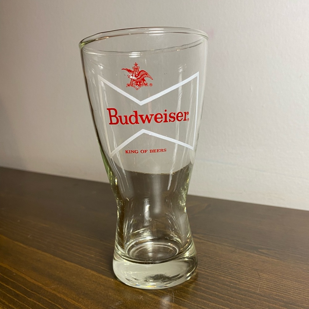 Budweiser Glass Drinking Cup